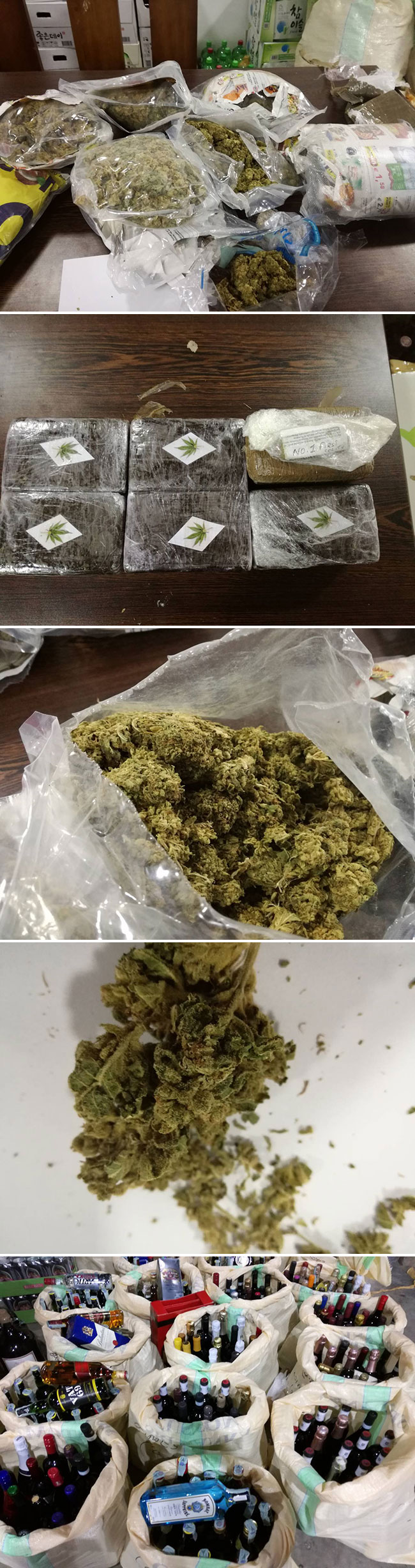 Hashish, cannabis and foreign liquor worth over Rs 10m found inside container