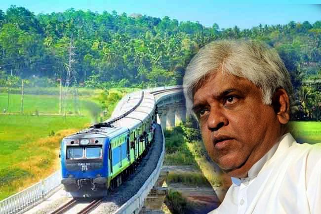 Protest against Arjuna at Matara-Beliatta railway test-run