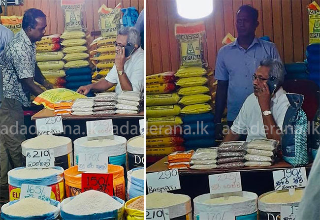 President makes surprise visit to Narahenpita Economic Centre