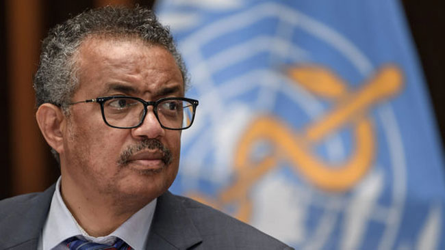 WHO chief in quarantine after contact tests positive for coronavirus
