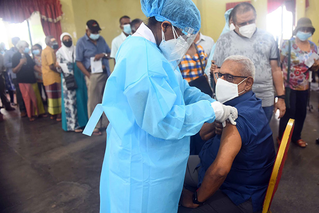 Five vaccine centres to roll out Sinopharm first dose for people above 60 years