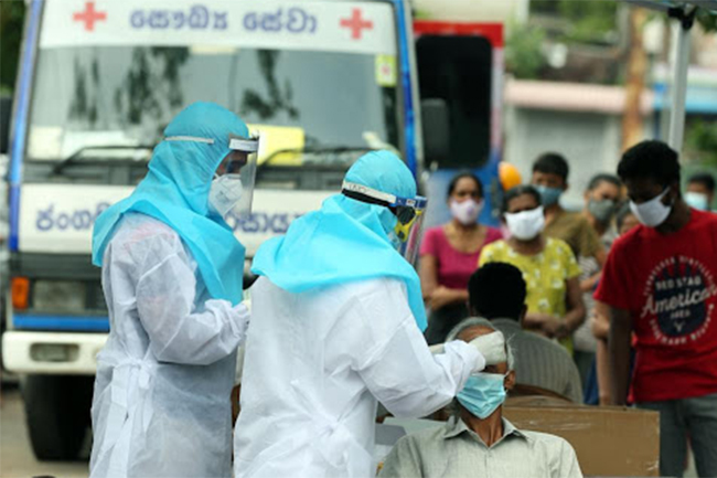 Sri Lanka reports 580 new Covid-19 cases