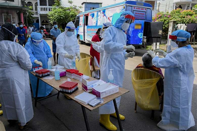 Over 1,300 new cases of Covid-19 reported in Sri Lanka
