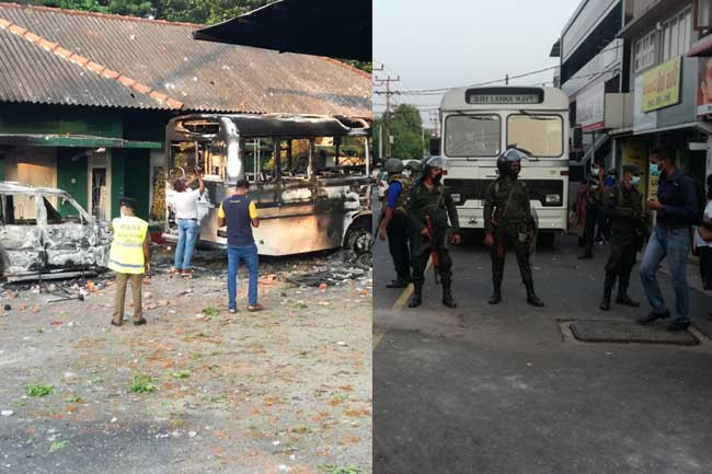 Total of 54 under arrest after protest in Mirihana