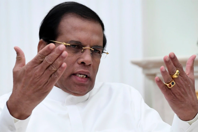 Accepting ministerial portfolios is against SLFP’s decision - Maithripala
