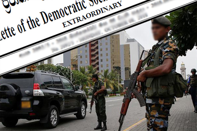 Special gazette issued calling in tri-forces to maintain public order