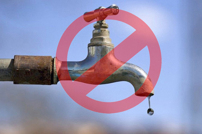 15-hour water cut for several areas in Colombo