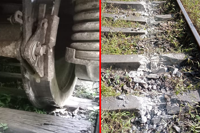 Train derails between Nanu Oya and Great Western stations