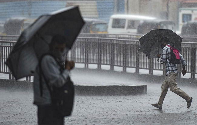 Several spells of showers expected in parts of the island