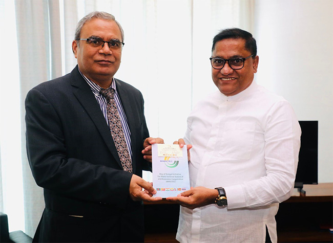 Sri Lanka’s Foreign Minister engages in key discussions with BIMSTEC Secretary General