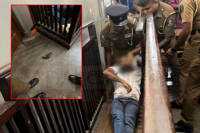Footage emerges of Aluthkade Court shooting which killed ‘Ganemulla Sanjeewa’