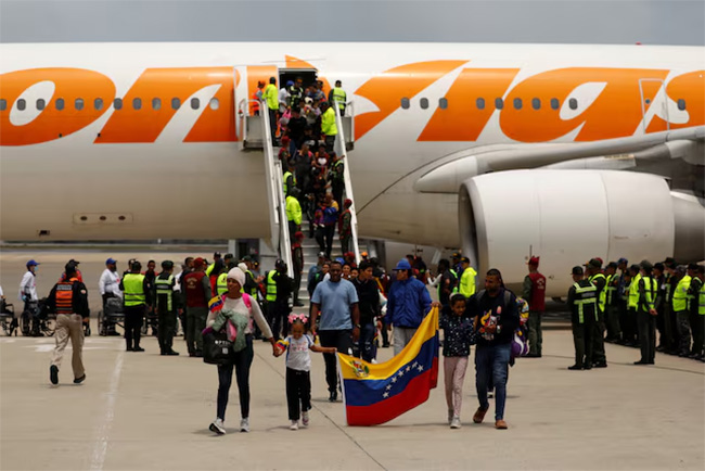 Venezuela reaches agreement with US to resume repatriation flights of migrants