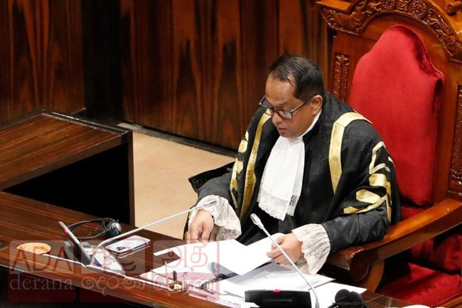 Speaker announces SC verdict on Presidents’ Entitlements (Repeal) Bill