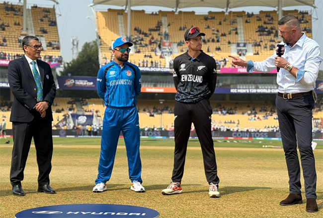 T20 World Cup: Afghanistan opt to bat against New Zealand