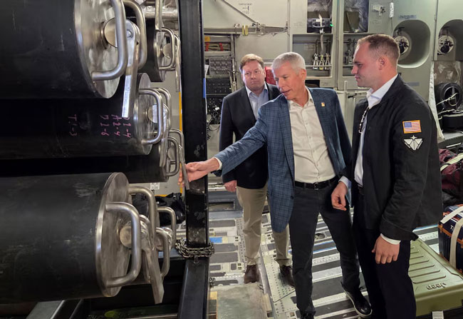 US conducts first air transport of nuclear microreactor in bid to show technology’s viability