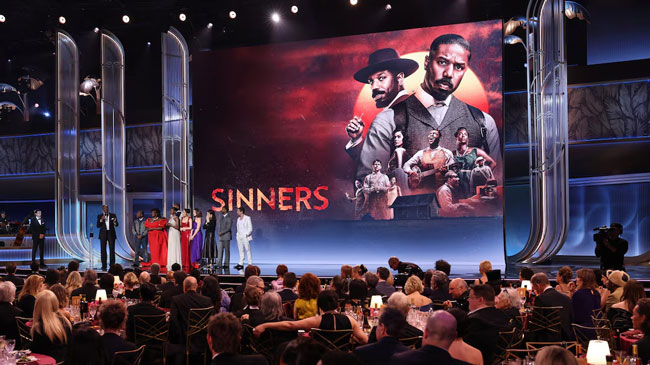 Vampire tale ‘Sinners’ wins top Actor Award and sets up Oscars battle