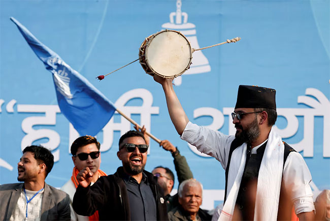 Sweeping Rapper Ex-rapper Balendra Shah sworn in as Nepal prime minister after sweeping ...