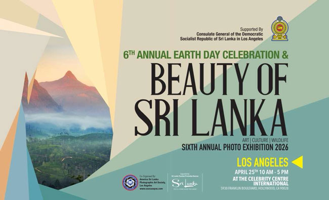  “Beauty of Sri Lanka” exhibition to be held in Los Angeles 