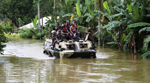 Army continues with rescue and relief operations