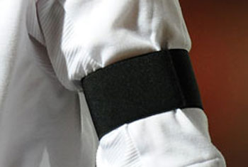 UNP Kandy MC members wear black armbands